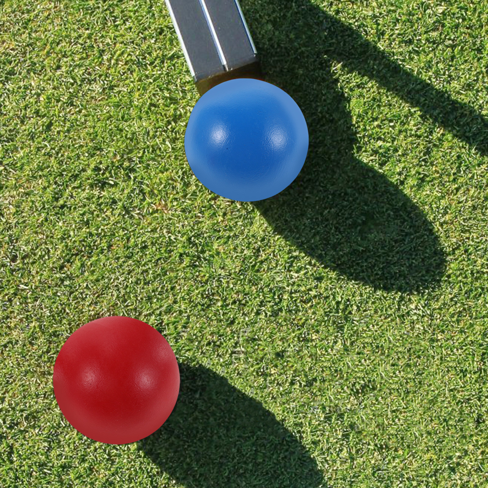 Croquet Set Lawn - 3Pcs Wooden Croquet Balls 6Cm for