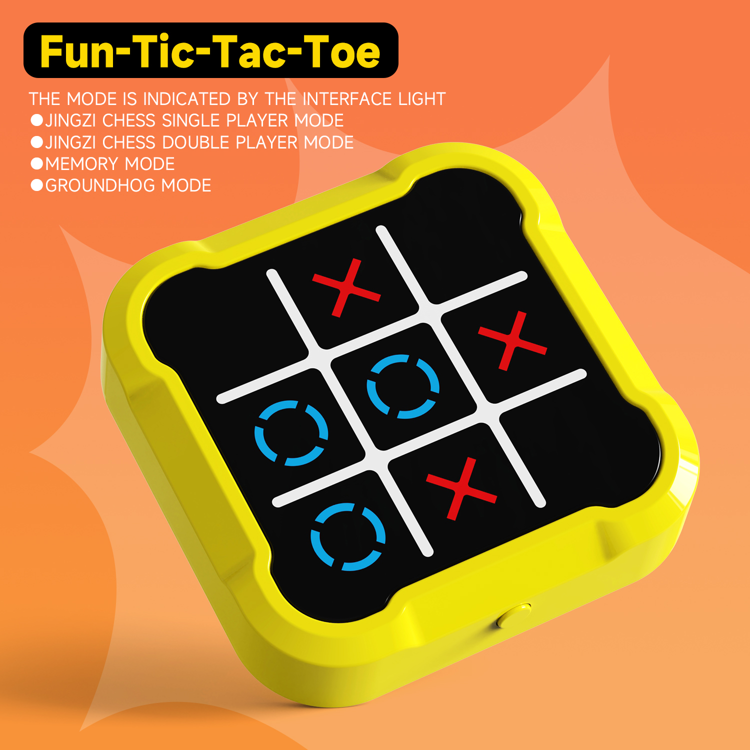 Party Games Console - Kids 4IN1 TIC TAC TOE Game