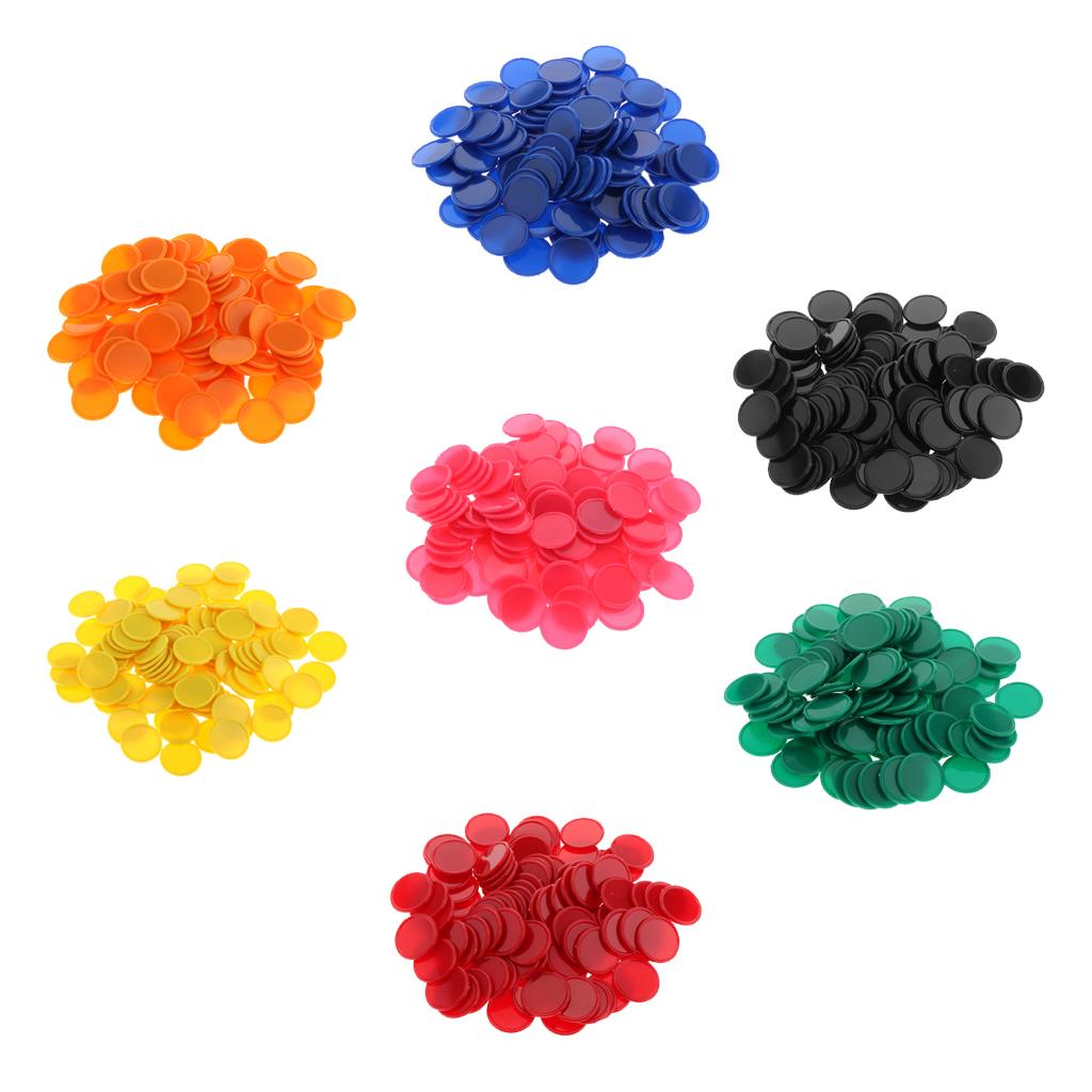 Party Games Bingo - 100Pcs Plastic Learning Counters Disks Bingo