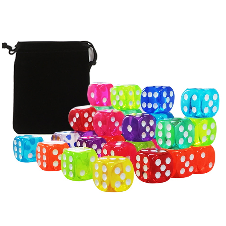 Party Games Console - 10pcs 14mm Round Corner Game Dice