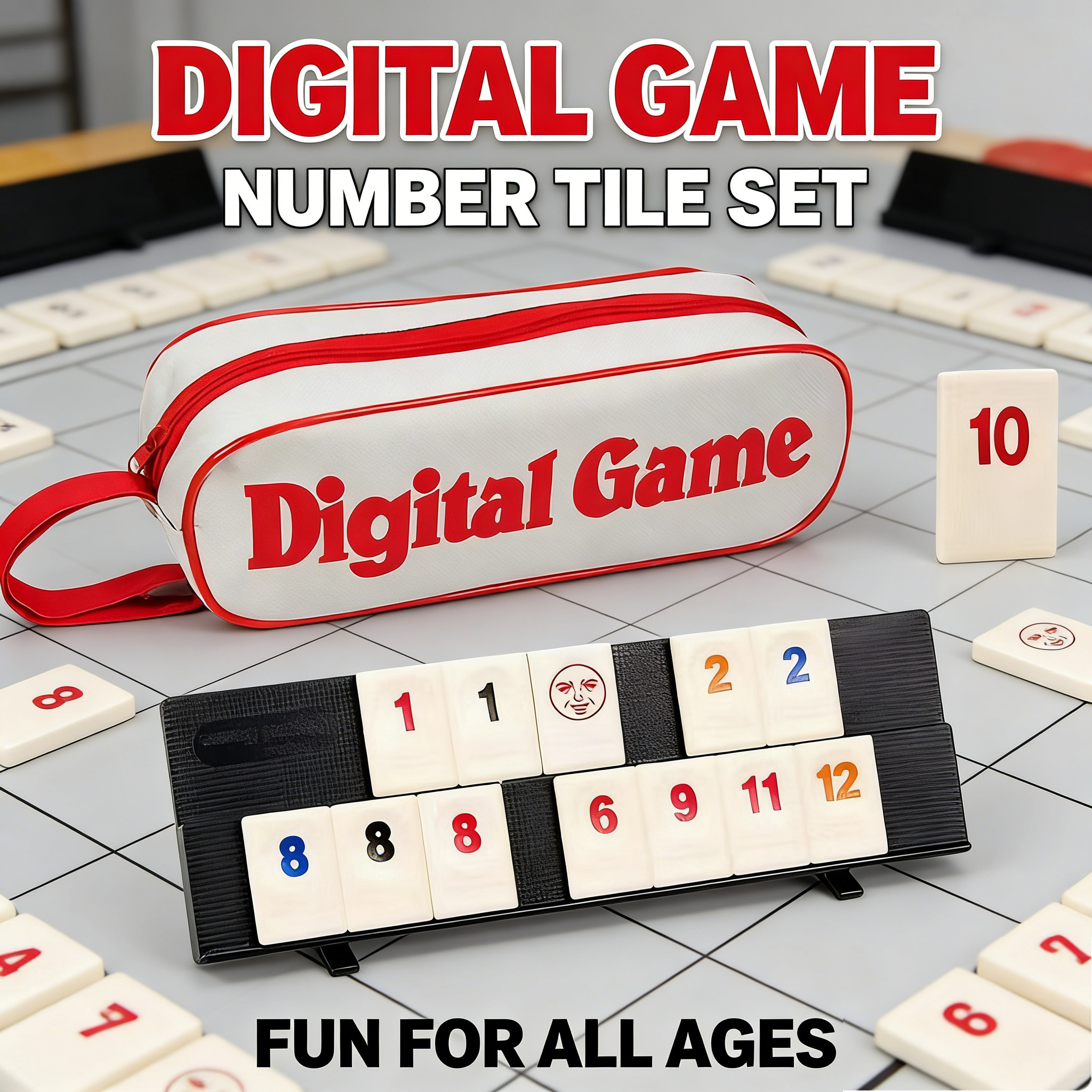 Party Games In Steam - Rummy Cube Game with 4 Racks,Rummy
