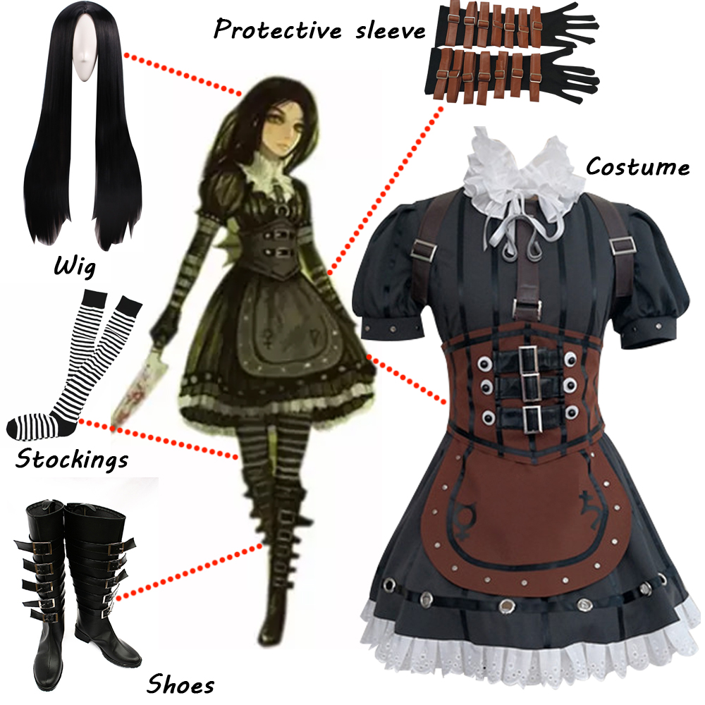 Party Games In Steam - Game Alice Madness Returns Cosplay Costume