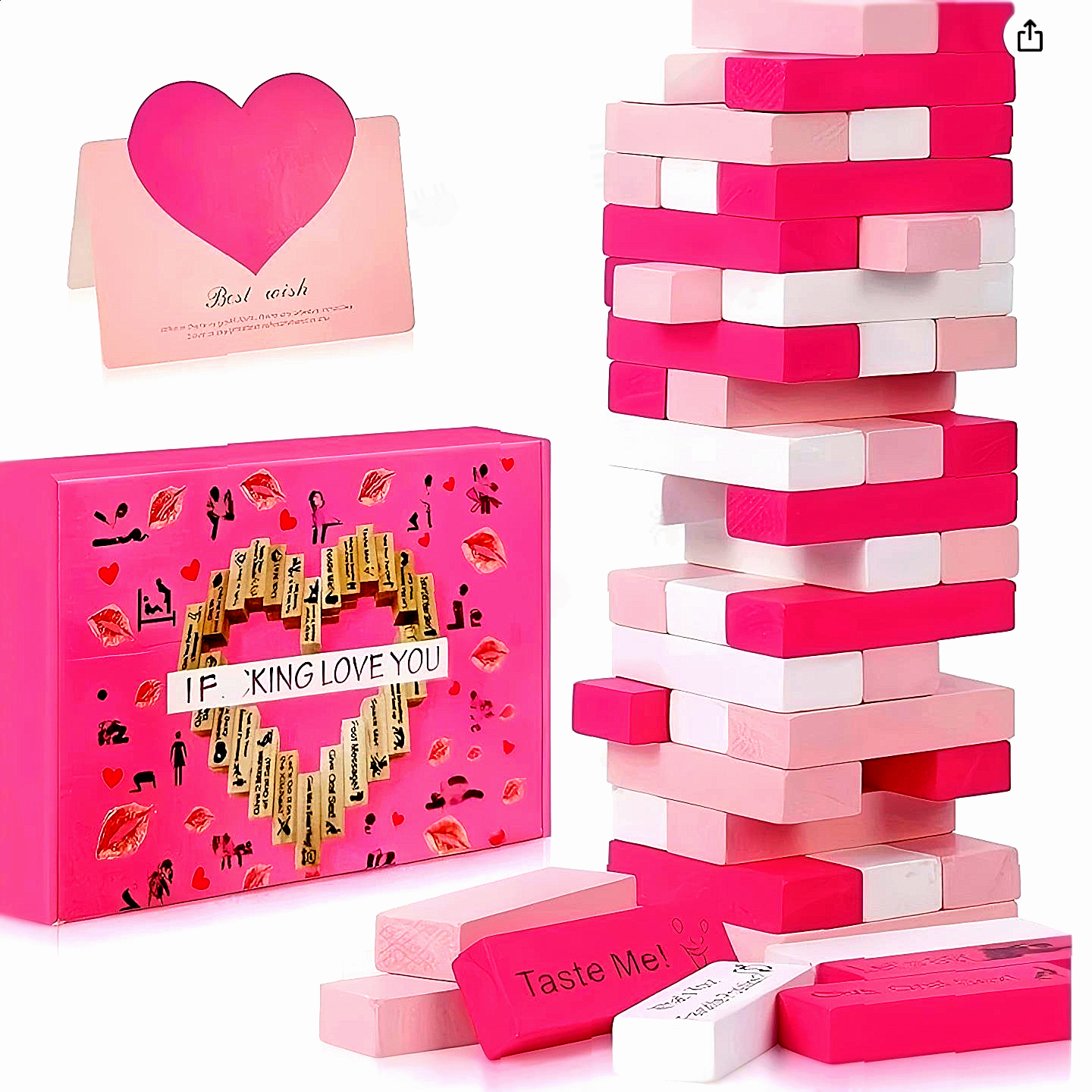 Block Tower Game For Couple Ac - Party Games Ideas For Adults avis et prix