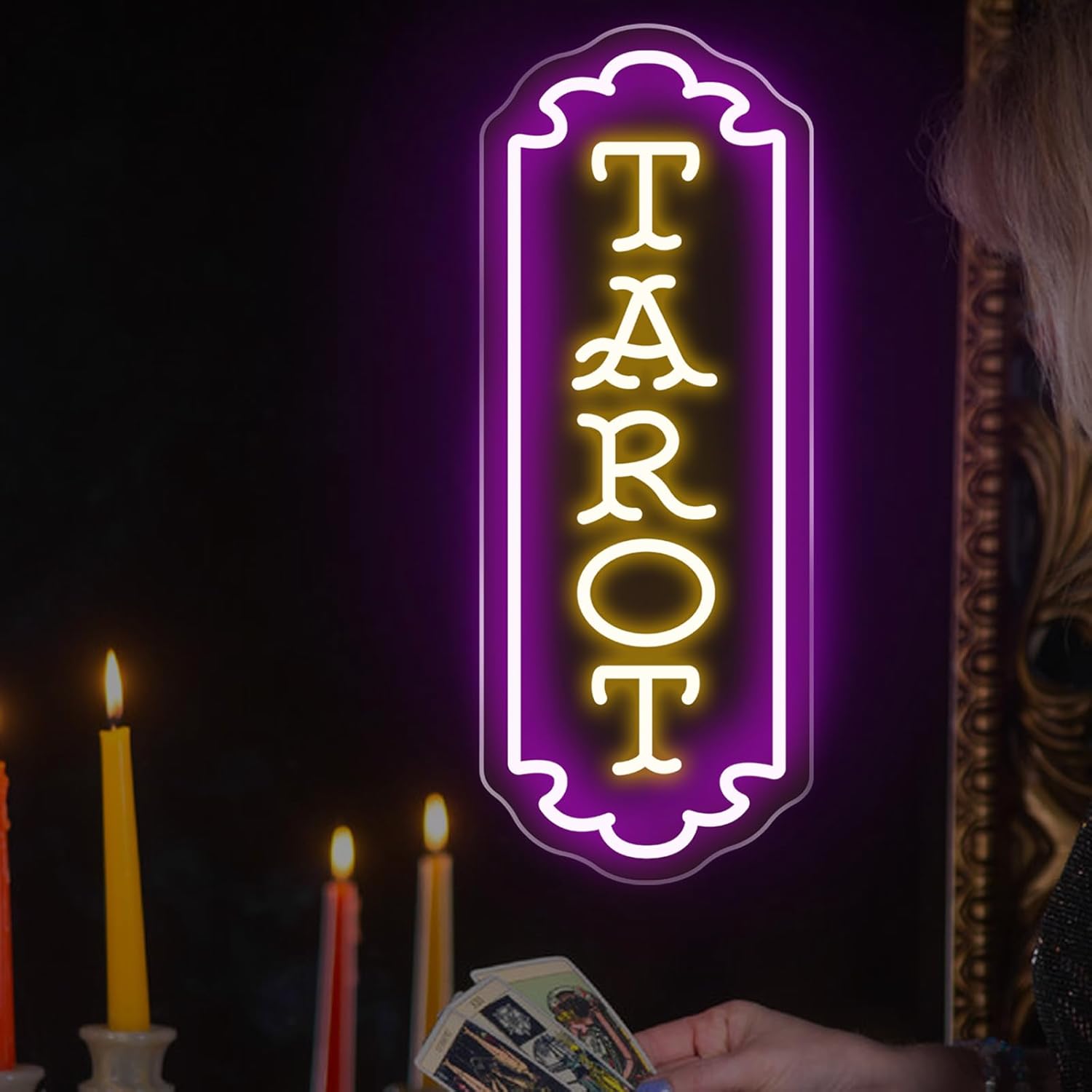 Tarot Neon Sign USB Powered My - Party Games Event avis et prix