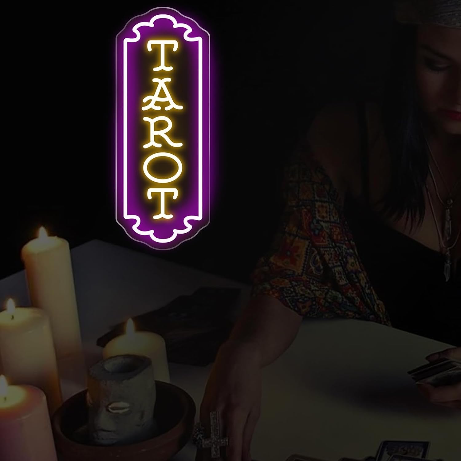 Tarot Neon Sign USB Powered My - Party Games Event avis et prix