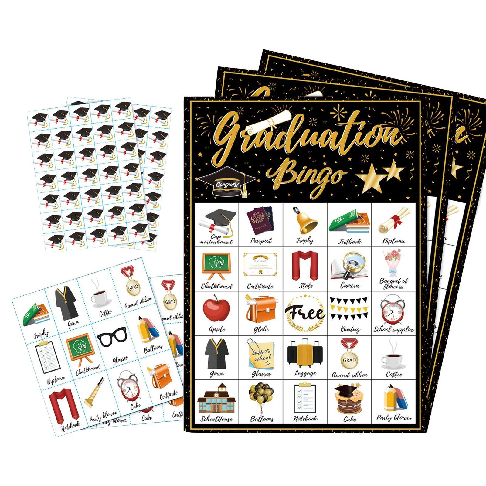 Graduation Bingo Game Cards 24 - Party Games Bingo avis et prix