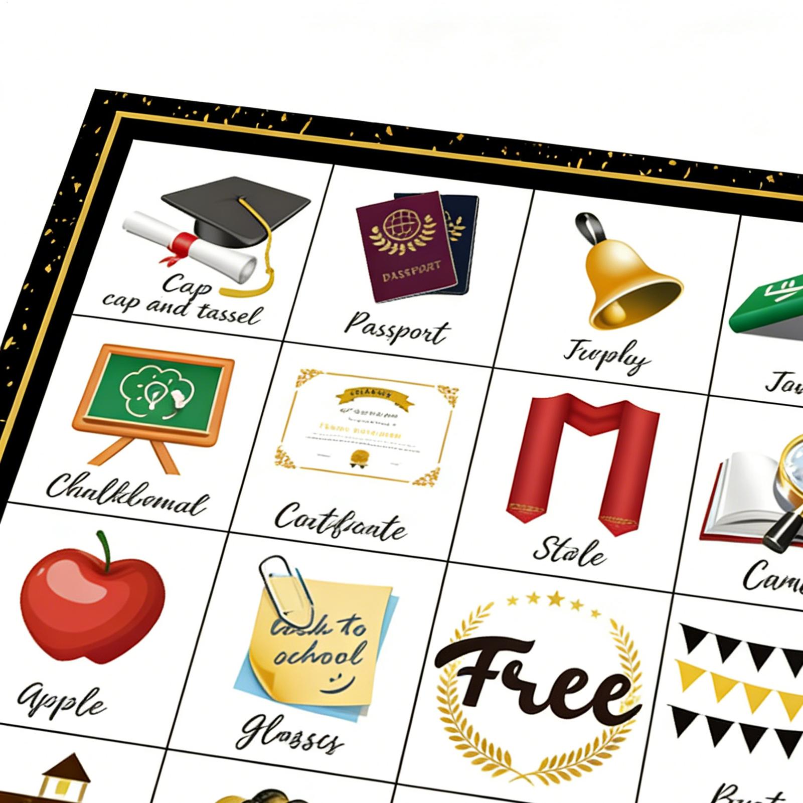 Graduation Bingo Game Cards 24 - Party Games Bingo avis et prix