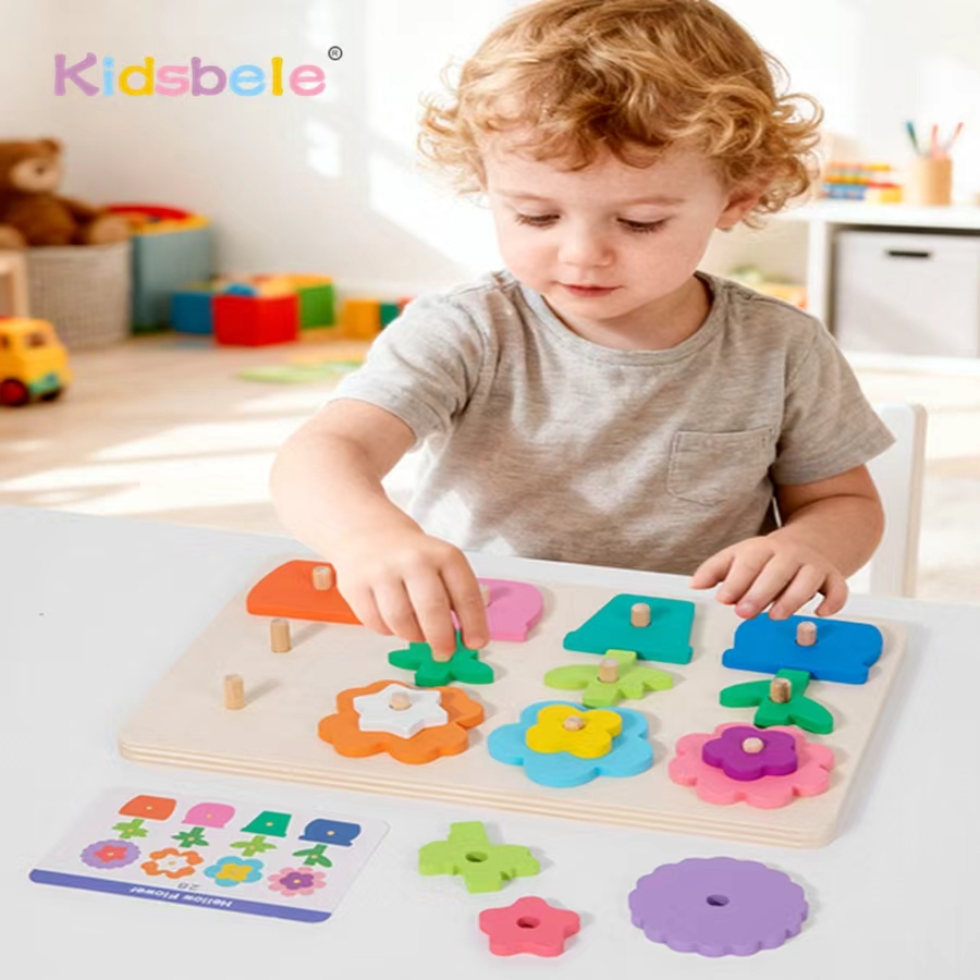 Montessori DIY Wooden Flower P - Party Games Kids Indoor avis et prix