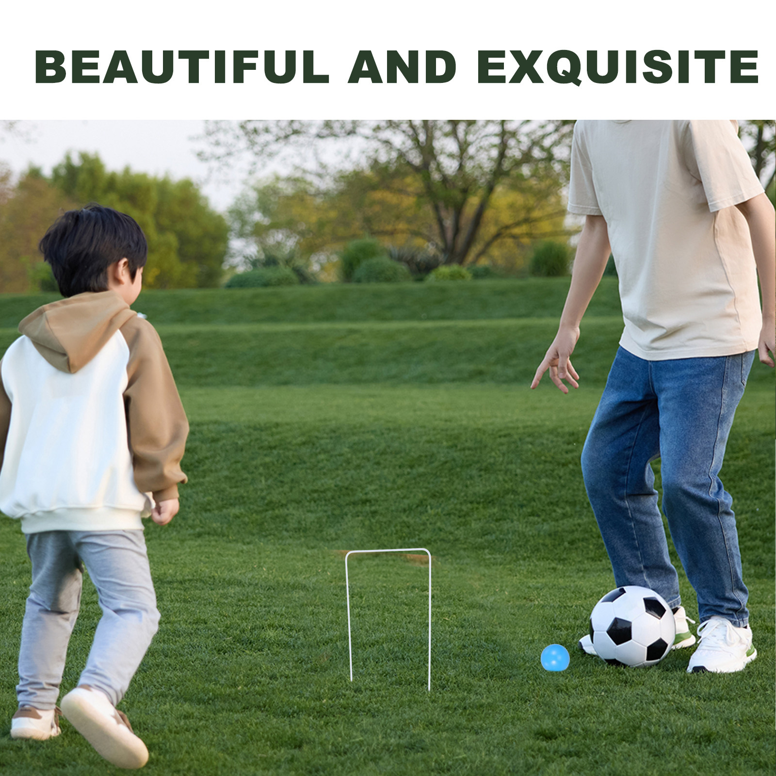 1Set Kids Croquet Set Wooden B - Croquet Set Lawn avis et prix