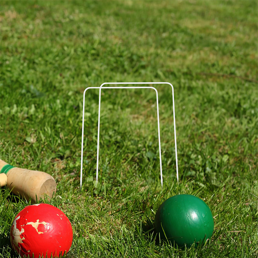 8Pcs Sturdy Metal Croquet Wick - Croquet Set Lawn avis et prix