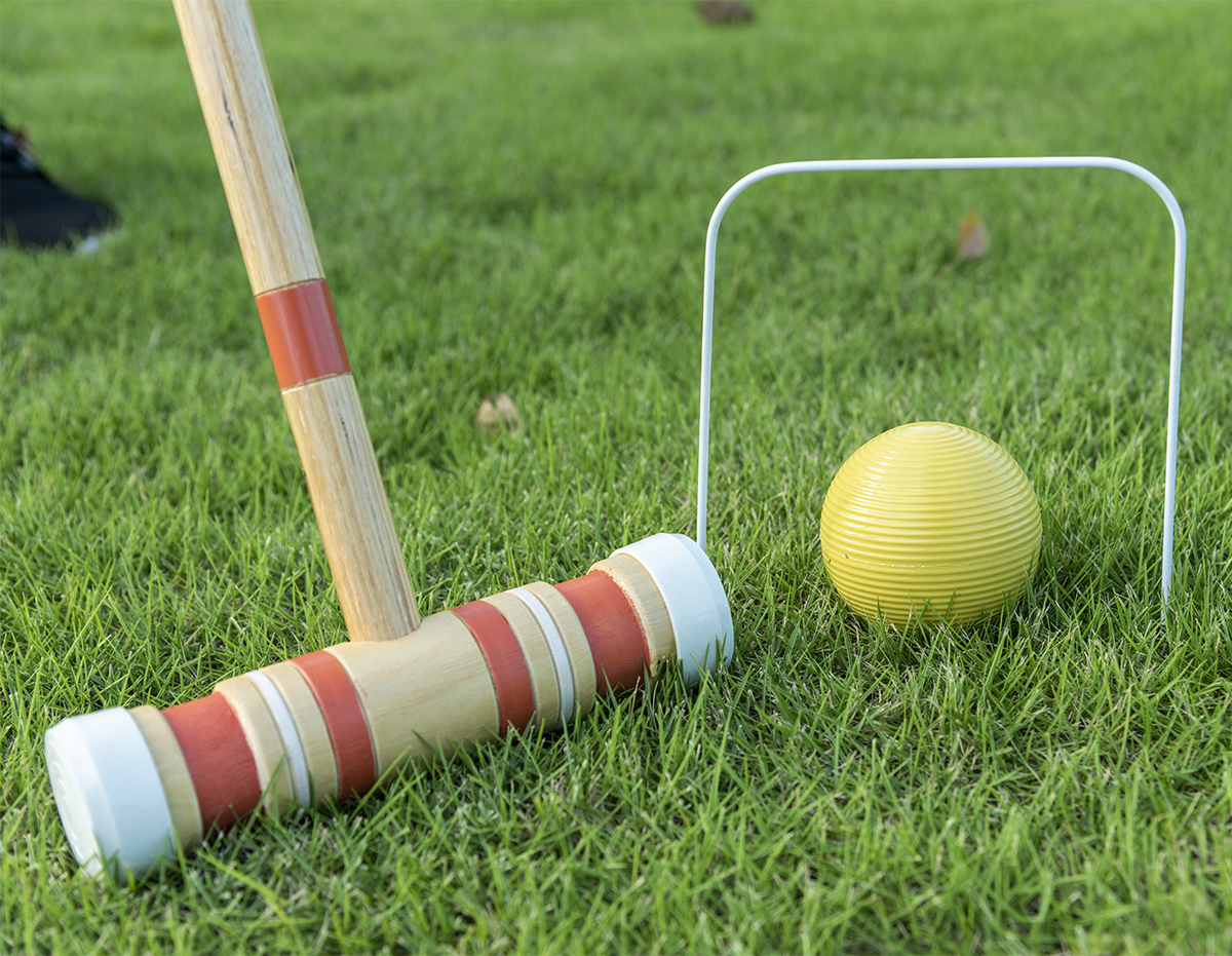 Six-Player Croquet Set with Wo - Croquet Set Lawn avis et prix