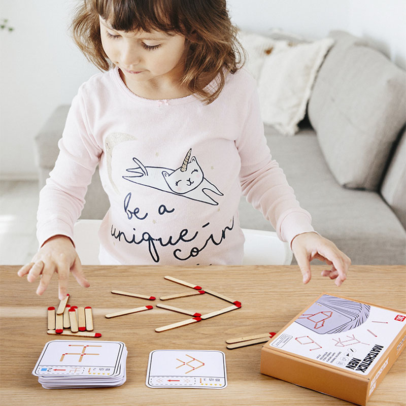 Montessori Matches Puzzles Gam - Party Games Kids Indoor avis et prix