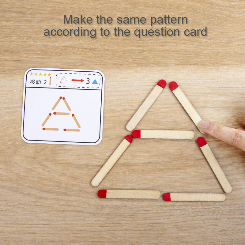 Montessori Matches Puzzles Gam - Party Games Kids Indoor avis et prix