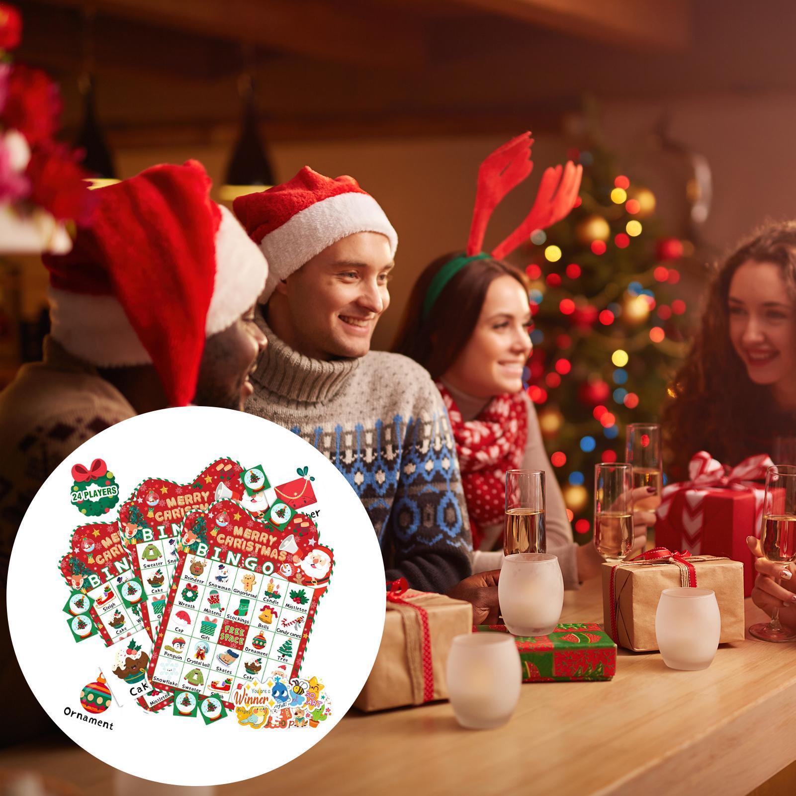 Christmas Bingo Game 24 Cards  - Party Games Bingo avis et prix
