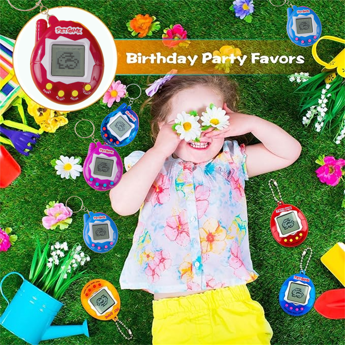 6-48PCS Virtual Pet Keychain D - Party Games Console avis et prix