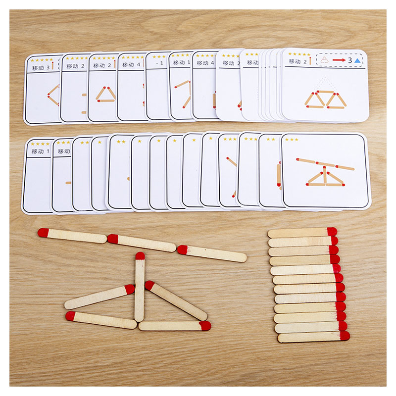 Montessori Matches Puzzles Gam - Party Games Kids Indoor avis et prix
