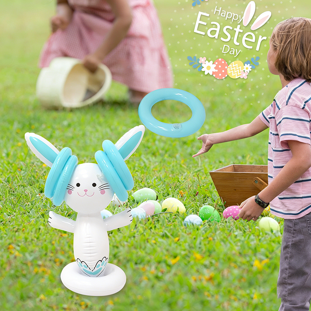 Easter Inflatable Bunny Ring T - Party Games Kids Indoor avis et prix