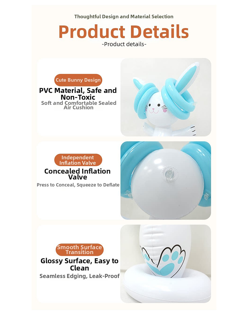 Easter Inflatable Bunny Ring T - Party Games Kids Indoor avis et prix