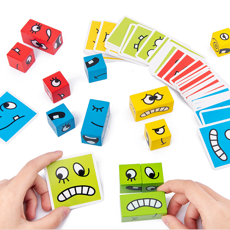 1Pcs Expressions Matching Puzz - Party Games Kids Indoor avis et prix
