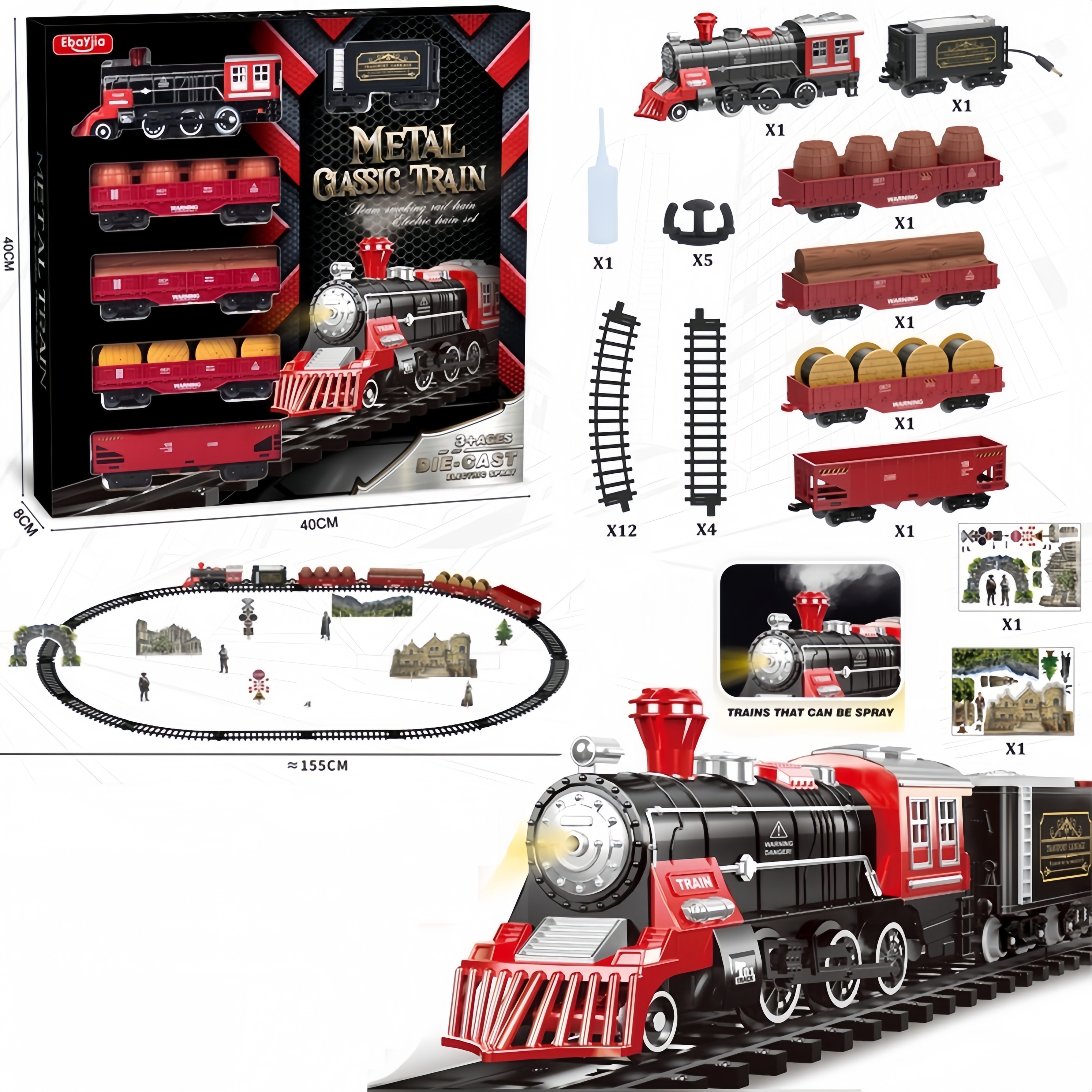 Kids Electric Steam Alloy Trai - Party Games In Steam avis et prix
