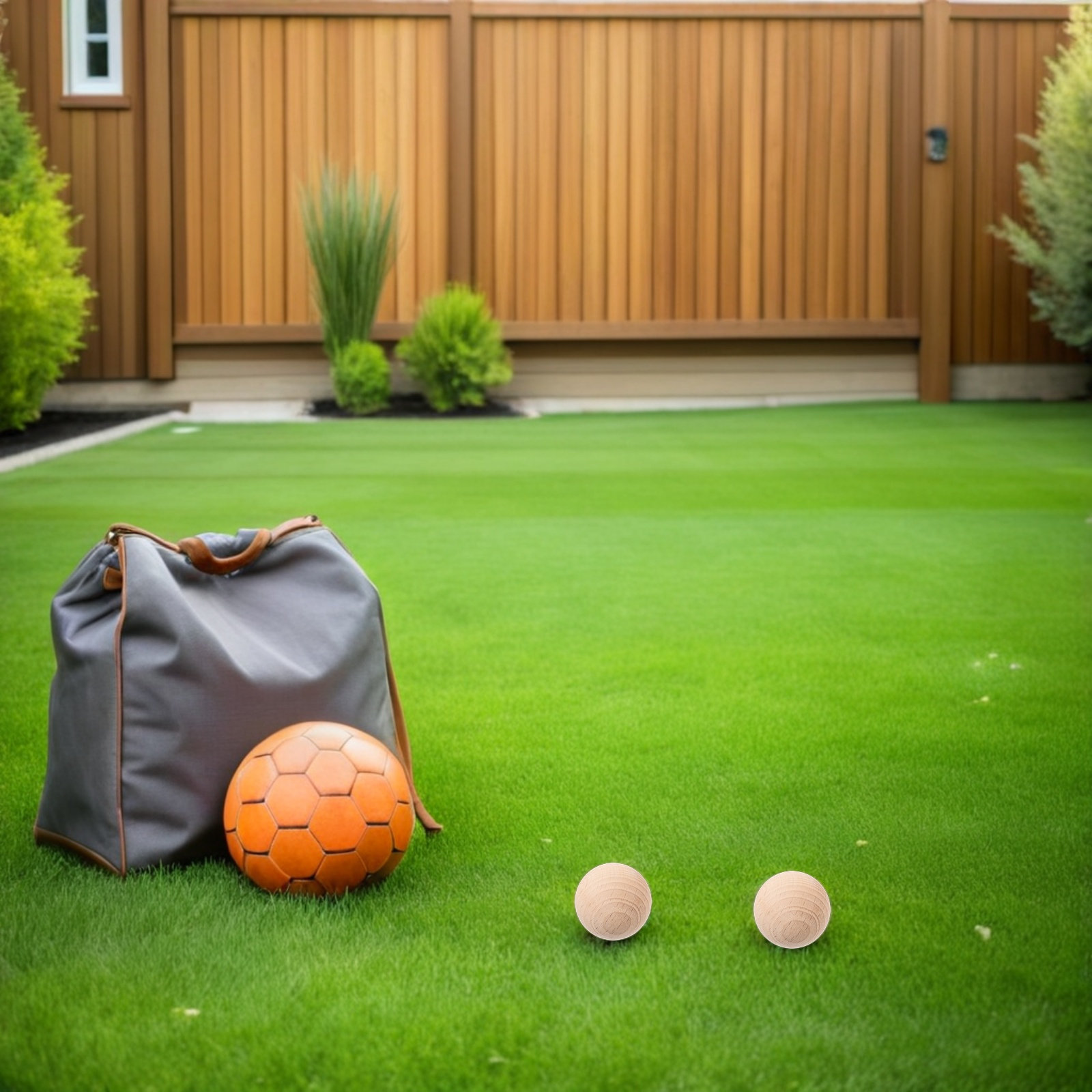 4Pcs Wooden Croquet Balls 35Cm - Croquet Set Lawn avis et prix