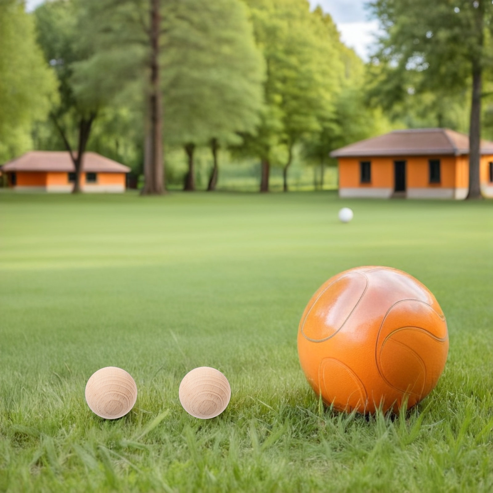 4Pcs Wooden Croquet Balls 35Cm - Croquet Set Lawn avis et prix