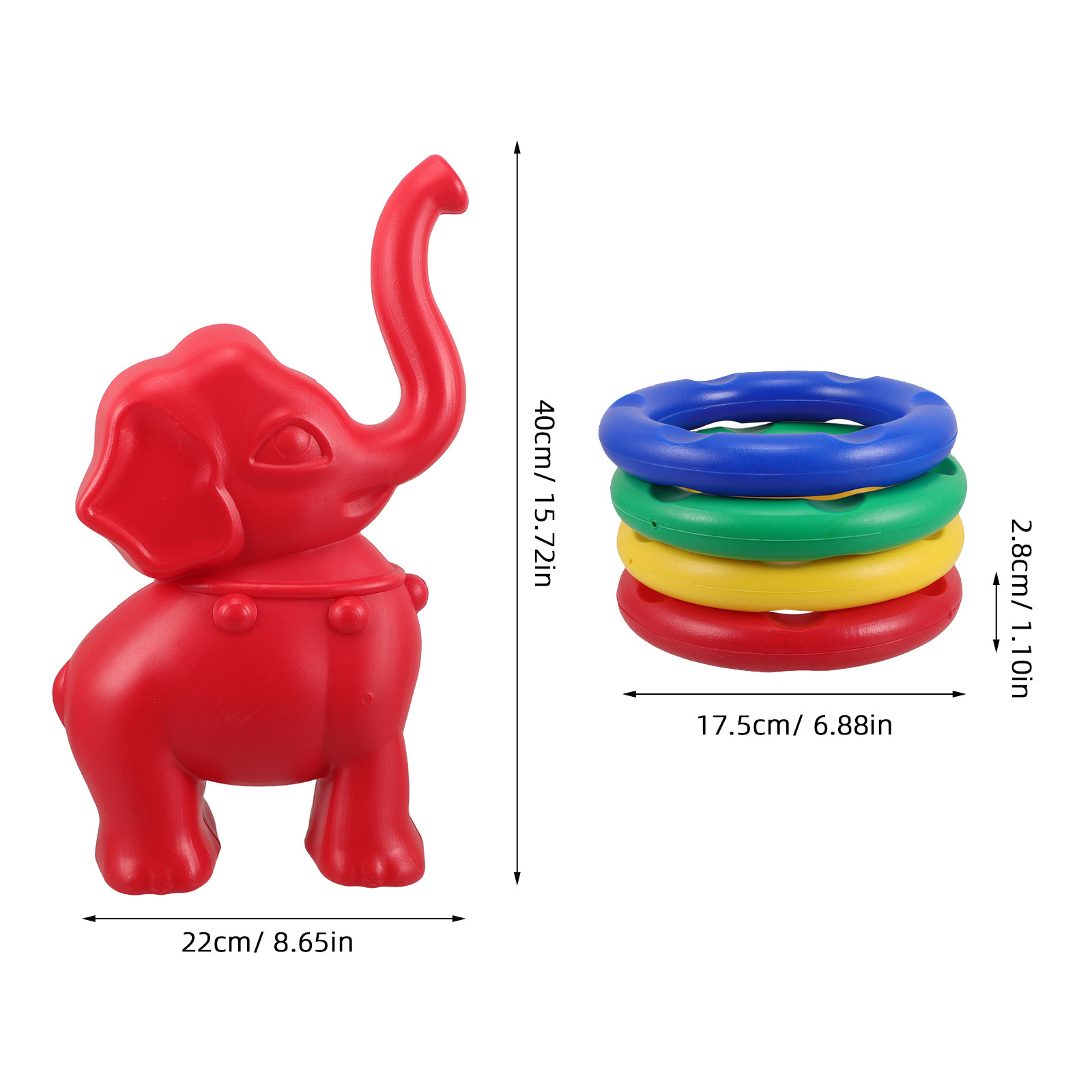 1Set Kids Ring Toss Game Eleph - Party Games Kids Indoor avis et prix
