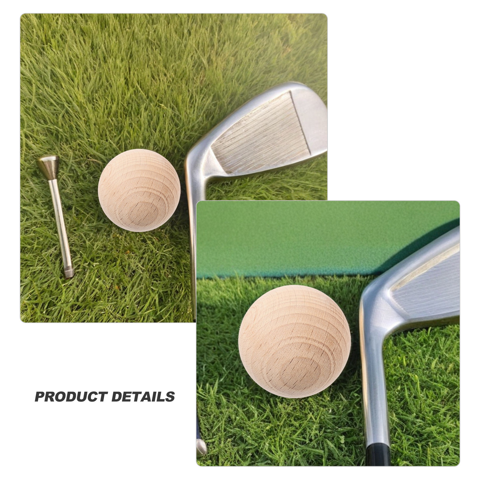 5Pcs Natural Solid Wood Croque - Croquet Set Lawn avis et prix