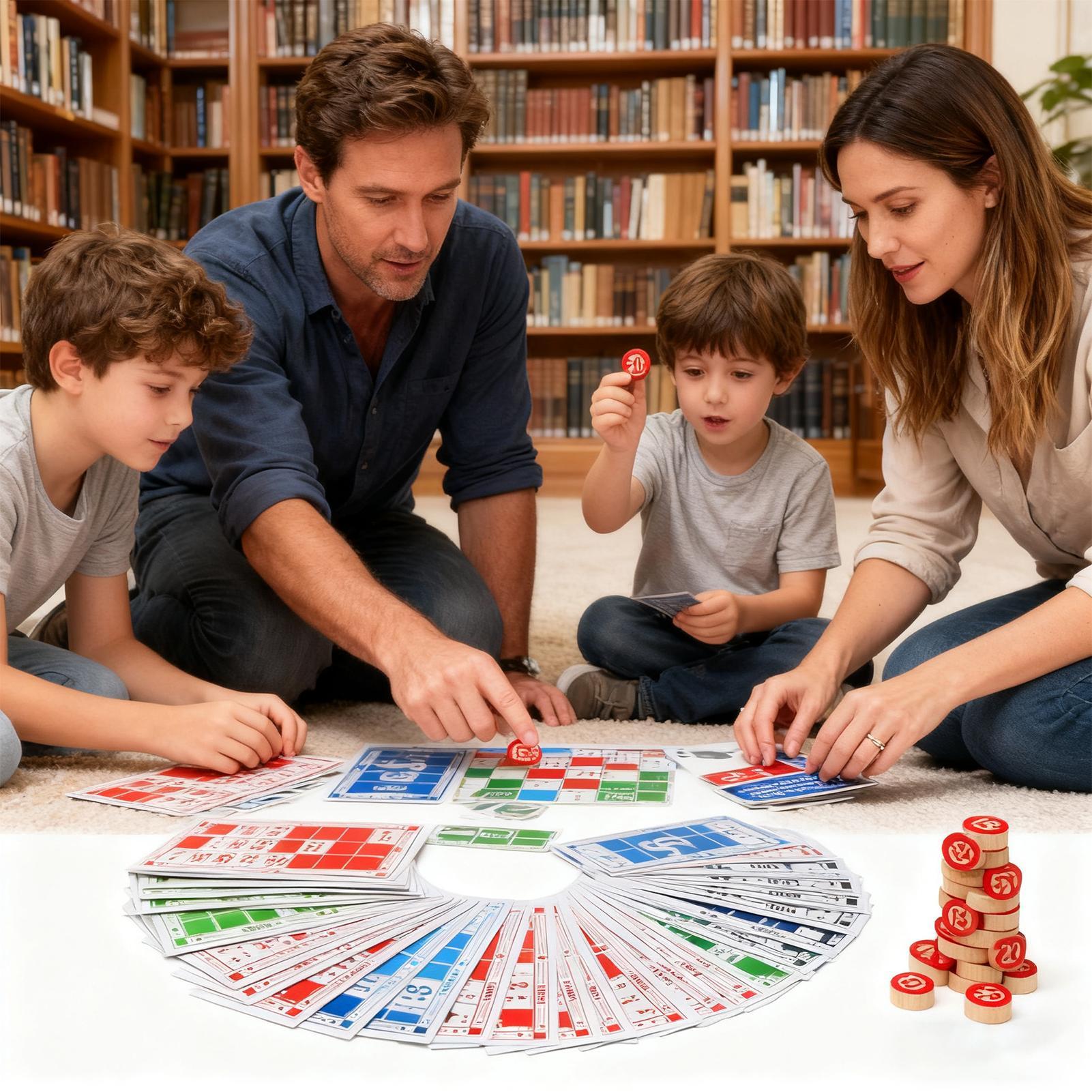 Bingo Set Wooden Funny Educati - Party Games Bingo avis et prix