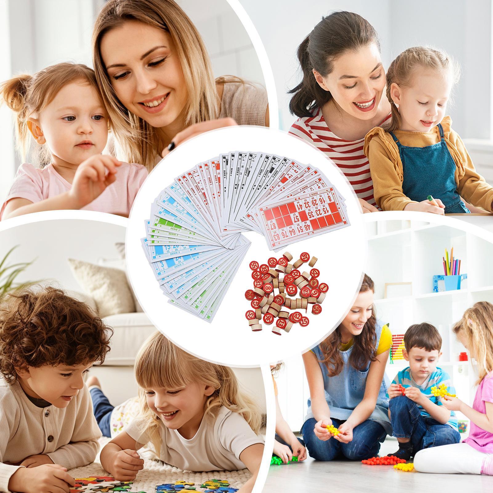 Bingo Set Wooden Funny Educati - Party Games Bingo avis et prix
