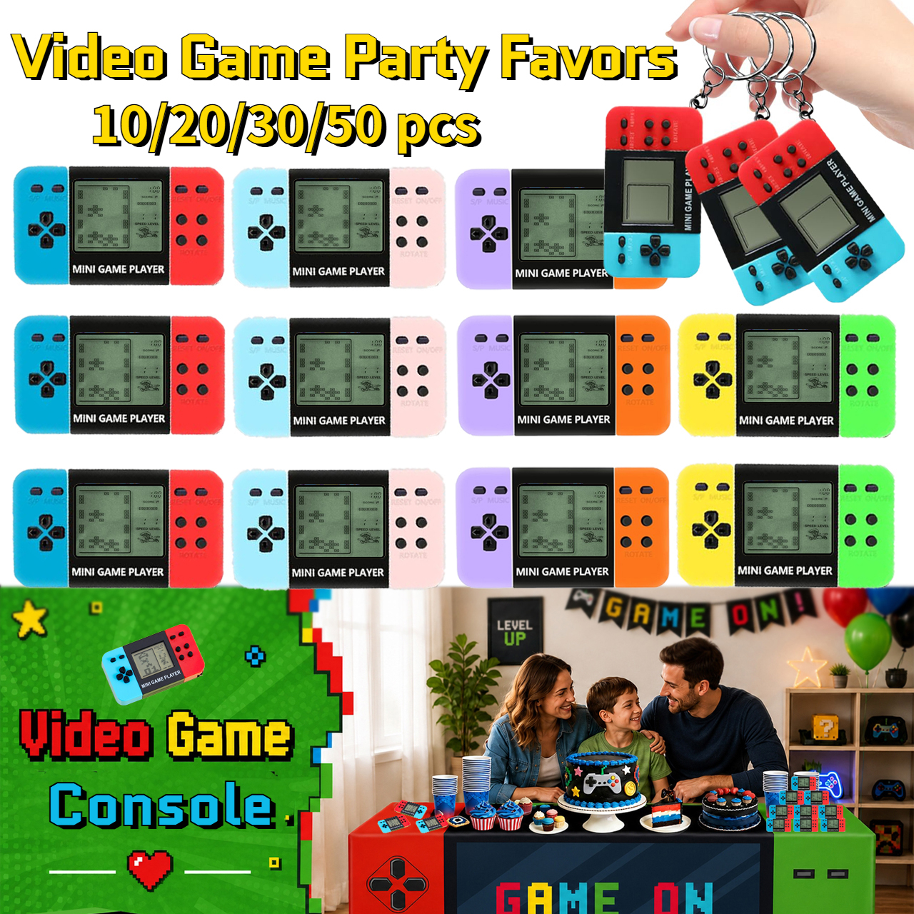 10-120pcs Kids Mini Handheld G - Party Games Console avis et prix